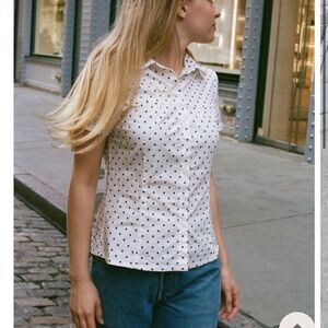 Brandy Melville Teagan Polka Dot Top